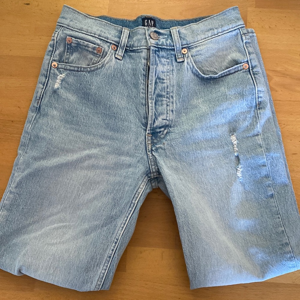 cropped Gap skinny jeans